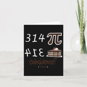 Pi Day Funny Einzigartige Grafik-Mathematik Formel Karte