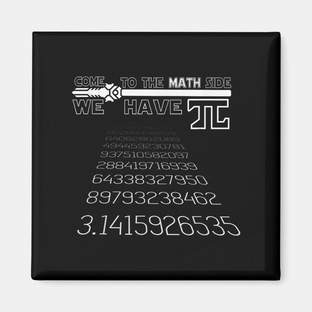 Pi Day Funny Excellent Grafik Zitat Print Mathemat Magnet (Vorne)