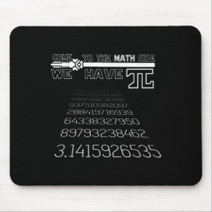 Pi Day Funny Excellent Grafik Zitat Print Mathemat Mousepad
