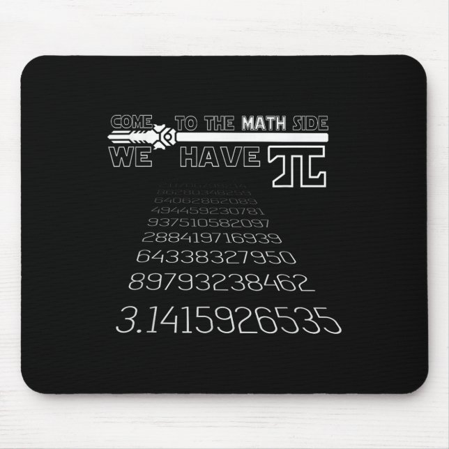 Pi Day Funny Excellent Grafik Zitat Print Mathemat Mousepad (Vorne)