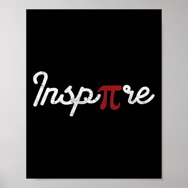 Pi Day Funny Inspiriert Schüler Lehrer Geeks Nerd Poster (Vorne)