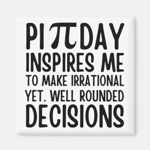 Pi Day Funny Magnet