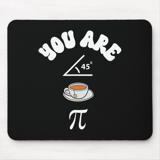 Pi Day Funny Mathelehrer Acute Tee Pie Funny Pi D Mousepad (Vorne)