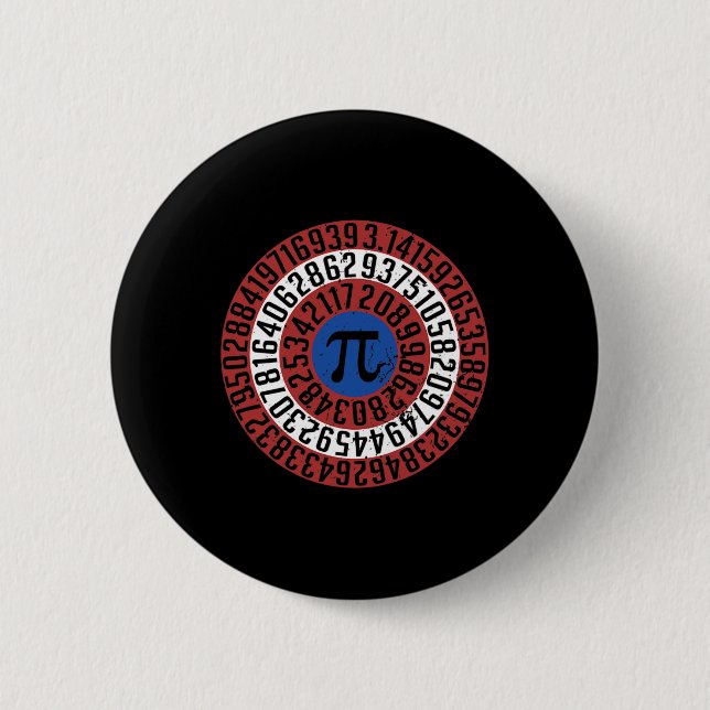 Pi Day Funny Nerd Geek Math Algebra Student Teache Button (Vorderseite)