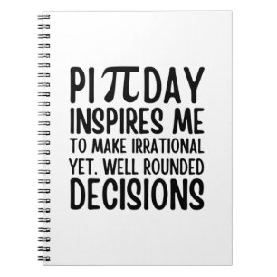 Pi Day Funny Notizblock