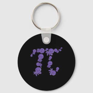 Pi Day Funny Octopus Octopus Sea Life Pi Symbol Ma Schlüsselanhänger