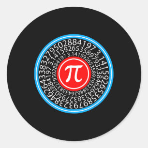 Pi Day - Funny Pi Day für Mathe Geek Runder Aufkleber
