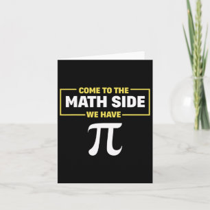 Pi Day Geek Math kommen auf die Mathematik Seite h Karte