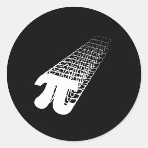 Pi-Day Geometry Calculus Trigonometry Study Runder Aufkleber