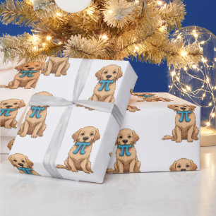 Pi Day Hund mit Pi Symbol   Happy Pi Day Geschenkpapier