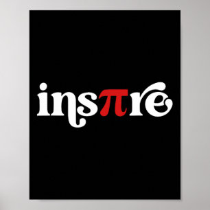 Pi Day Inspirier 3.14 Symbol Mathematik Lehrer Sci Poster