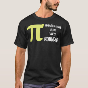 Pi Day irrational, aber gut gerundet Mathe Pferd w T-Shirt