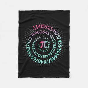 Pi Day Mah Nerd Geek 3.1415 Irrationale Nummer Pi Fleecedecke