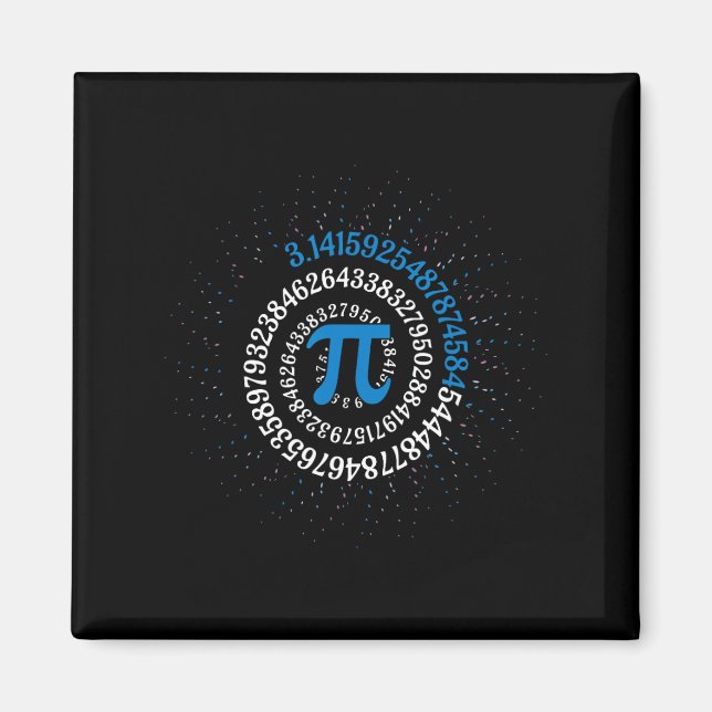 Pi Day Mah Nerd Geek 3.1415 Irrationale Nummer Pi Magnet (Vorne)