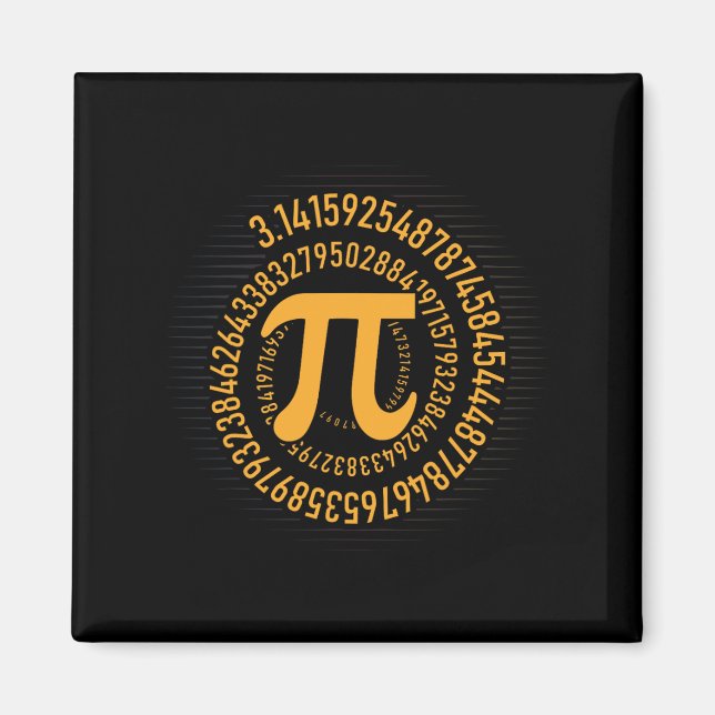Pi Day Mah Nerd Geek 3.1415 Irrationale Nummer Pi Magnet (Vorne)