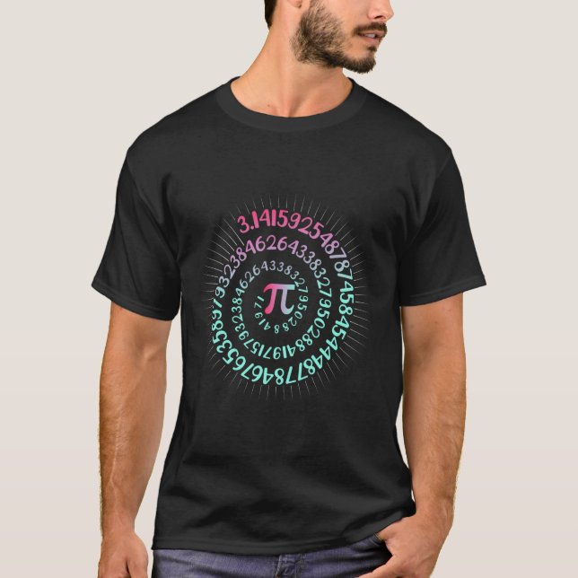 Pi Day Mah Nerd Geek 3.1415 Irrationale Nummer Pi T-Shirt (Vorderseite)
