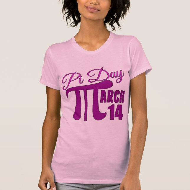 Pi Day März 14 T-Shirt (Vorderseite)
