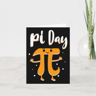 Pi Day Math Algebra Geeks Schüler Geek Nerd Boys Karte