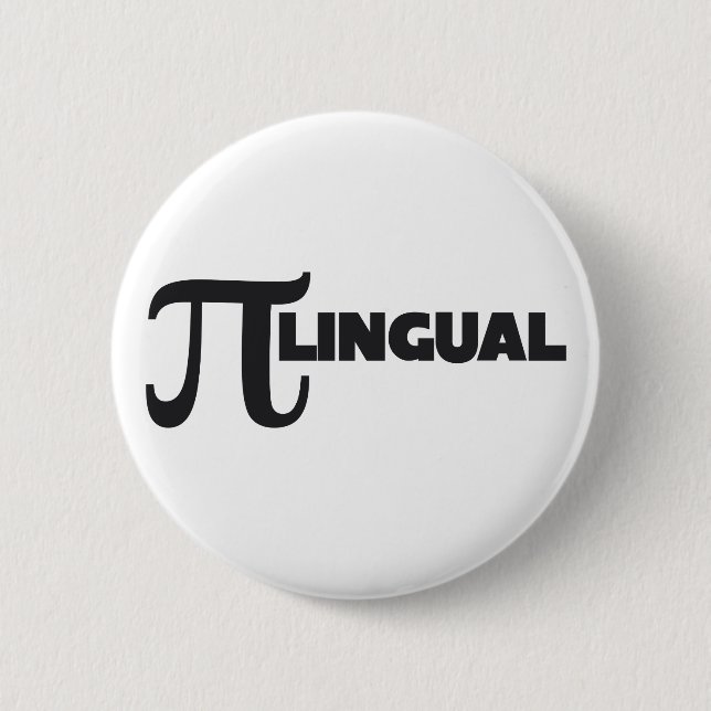 Pi Day Math Geek Spaß Button (Vorderseite)