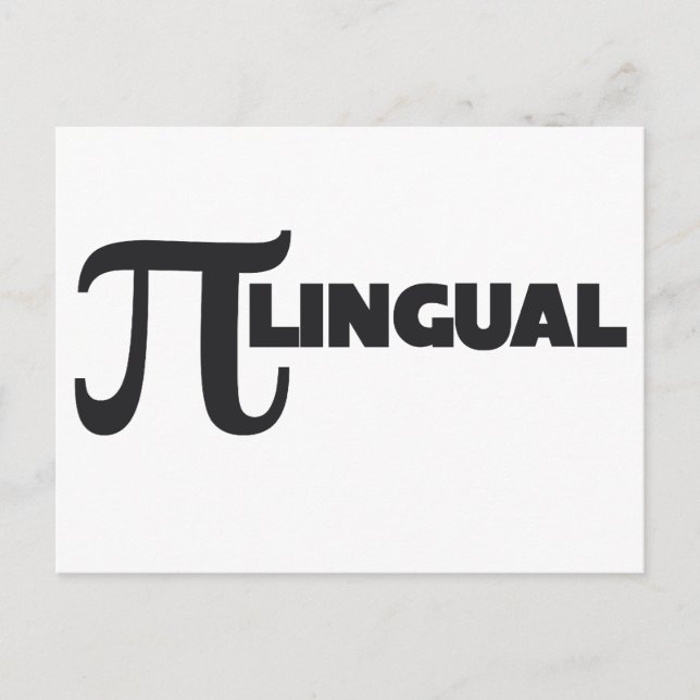 Pi Day Math Geek Spaß Postkarte (Vorderseite)