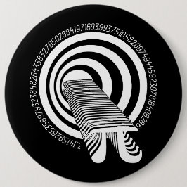 Pi Day Math Geek Time Warp Button