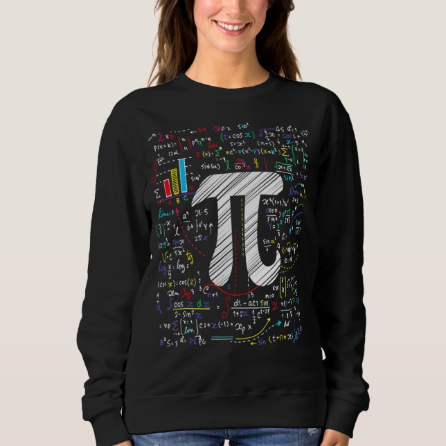 Pi Day Math Gleichung Math Lehrer Student Geek Sweatshirt (Vorderseite)