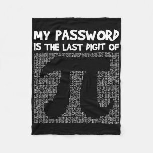 Pi Day Math Lehrer Student Geek Sprichwort Funny N Fleecedecke