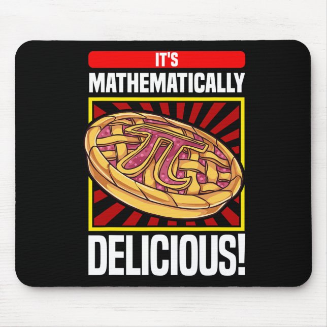 Pi Day Math Lover Apple Pie Mousepad (Vorne)