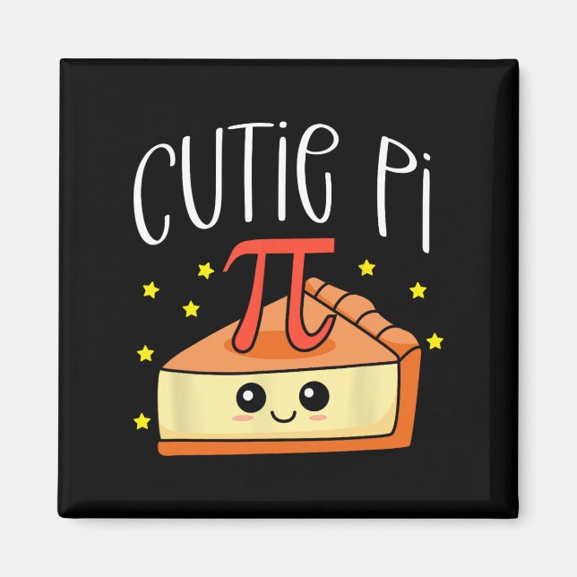 Pi Day Math Lover Student Lehrer 3.14 Süsse Pie Magnet (Vorne)