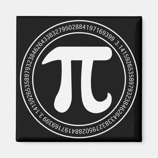Pi Day Math Magnet (Vorne)
