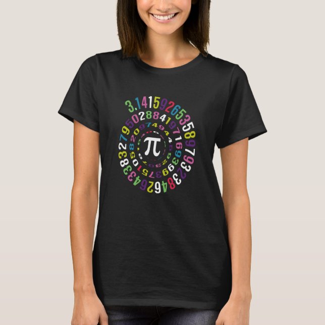 Pi Day Math Nerd Geek 3 1415 Irrational Number Pi  T-Shirt (Vorderseite)