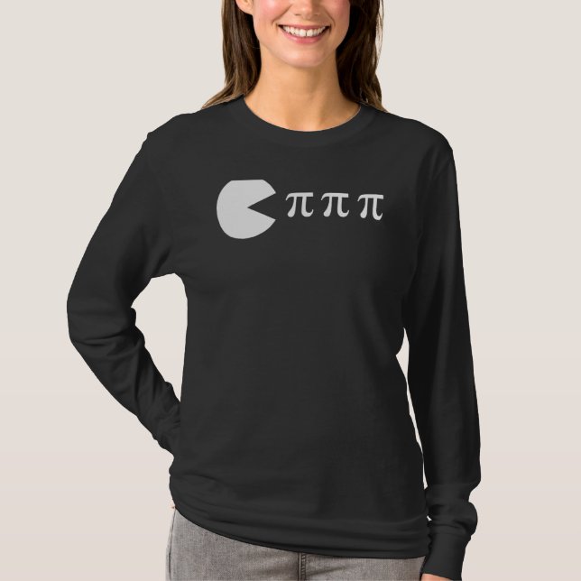 Pi Day Mathematik Science Ate Pi Symbol T-Shirt (Vorderseite)