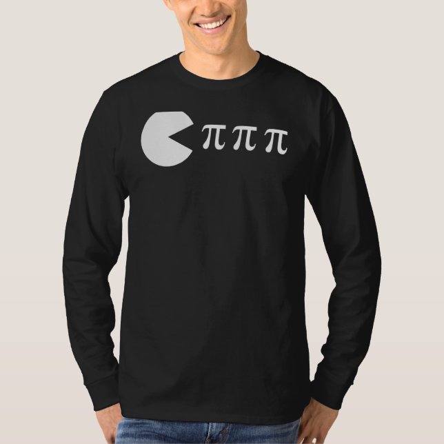 Pi Day Mathematik Science Ate Pi Symbol T-Shirt (Vorderseite)