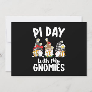 Pi Day mit meinen Gnomies Funny Mathematik Einladung