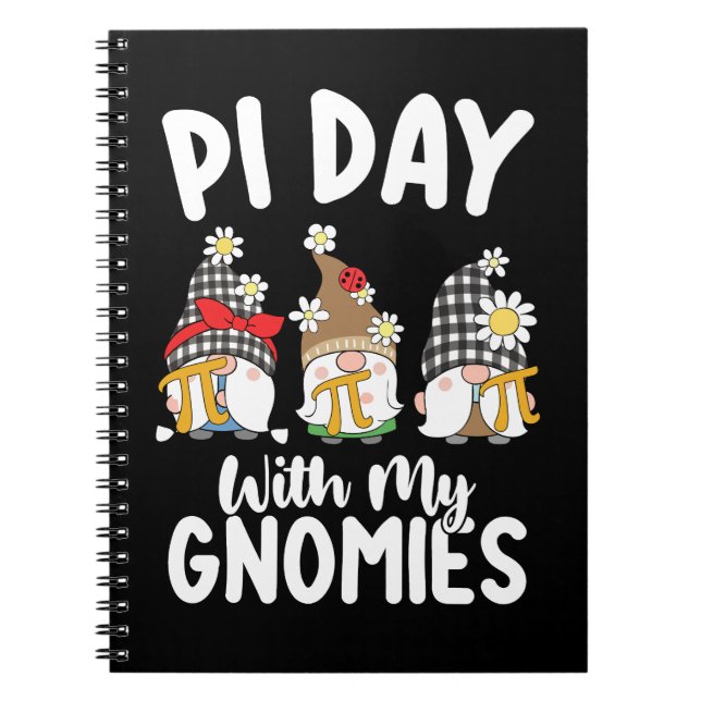 Pi Day mit meinen Gnomies Funny Mathematik Notizblock (Vorderseite)