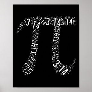 Pi Day - Nerd Geek - Liebe Mathematik Pi Symbol -  Poster