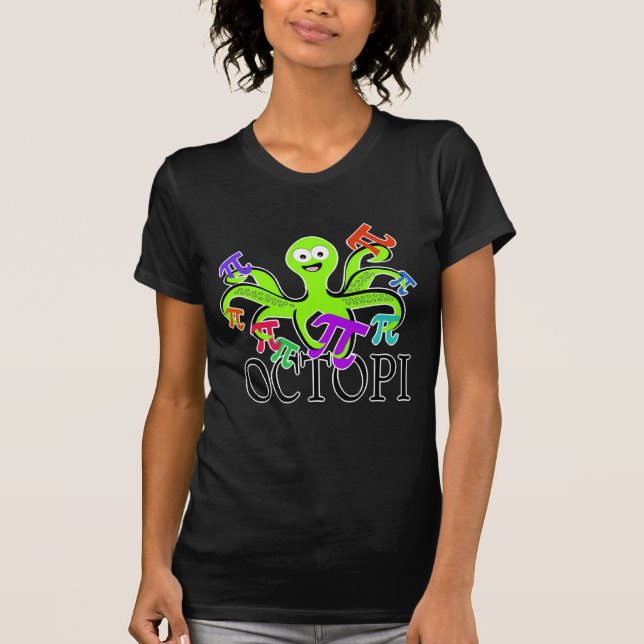 Pi Day Octopi T-Shirt (Vorderseite)