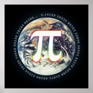 Pi Day on Earth   Math Poster