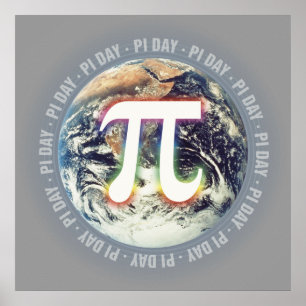 Pi Day on Earth - Mathematik-Poster Poster