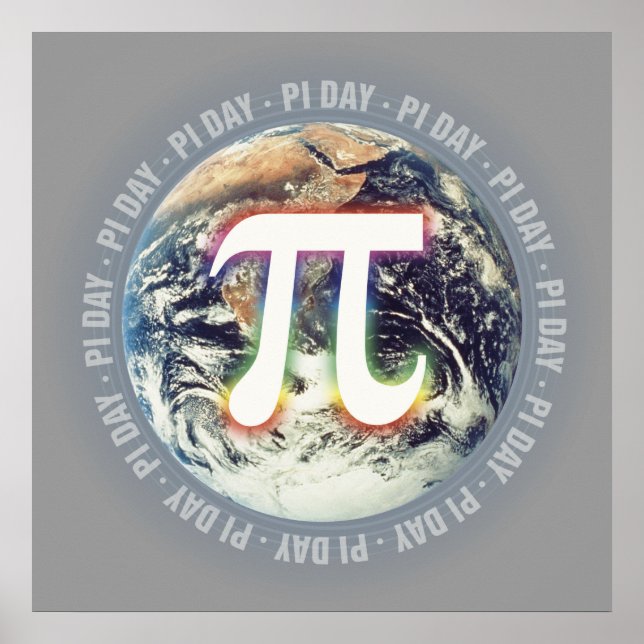 Pi Day on Earth - Mathematik-Poster Poster (Vorne)