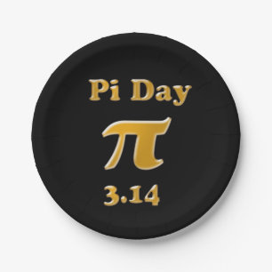 Pi Day Pappteller