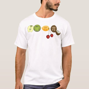 Pi Day, Pi auf verschiedenen Obst-T - Shirt