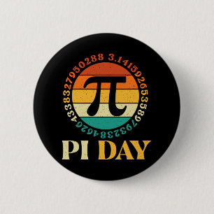 Pi Day - Pi Day Match Lover Pi Symbol Science Button
