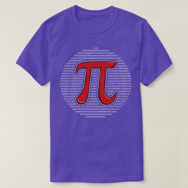 Pi Day Pi Math 6 T-Shirt (Design vorne)