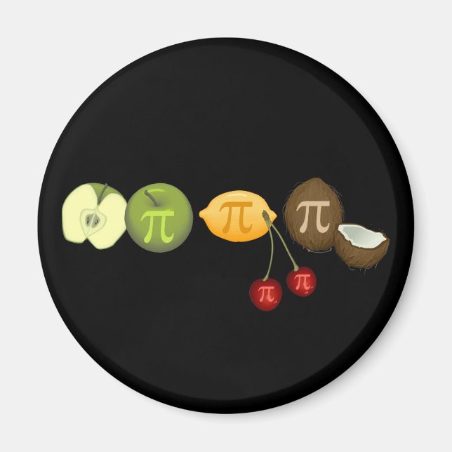 Pi Day, Pi on Varia Fruit Magnet (Vorne)