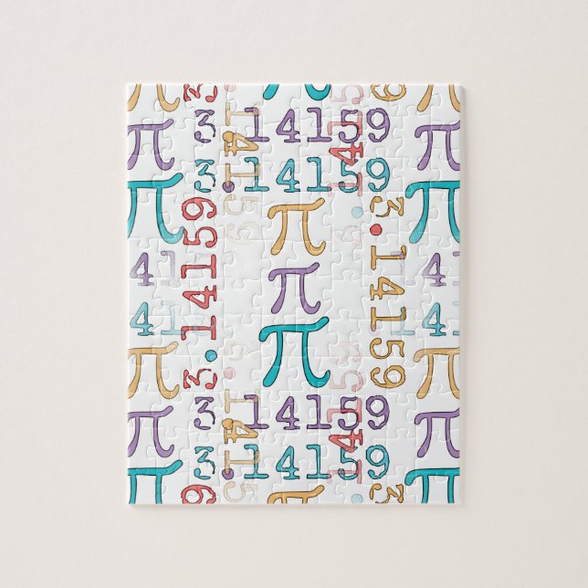 Pi Day Pi Symbole 3.14... Puzzle (Vertikal)