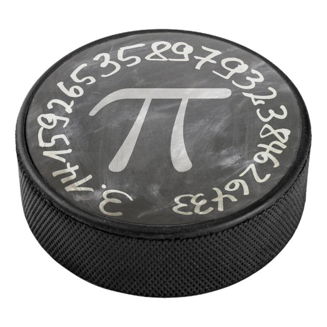 Pi Day PiDay Chalkboard-Bildung Eishockey Puck (3/4)