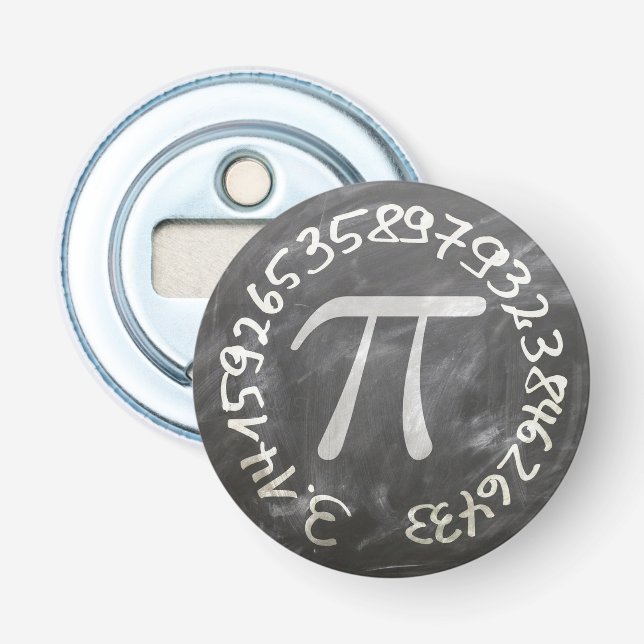 Pi Day PiDay Chalkboard-Bildung Flaschenöffner (Vorderseite)