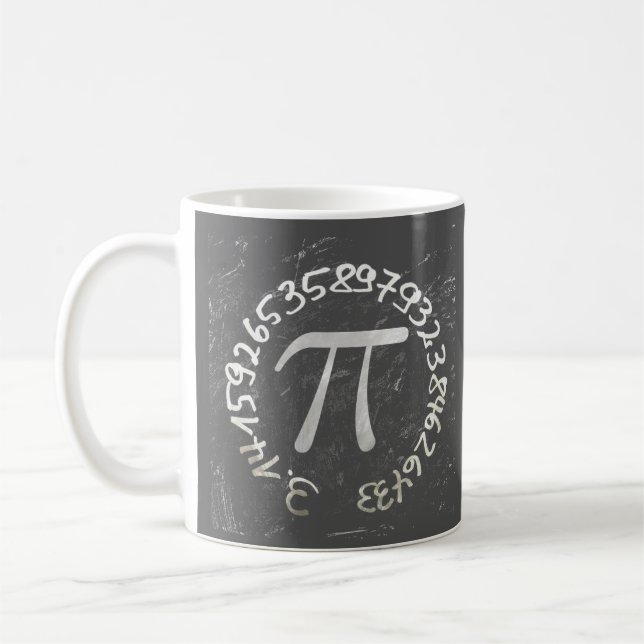 Pi Day PiDay Chalkboard-Bildung Kaffeetasse (Links)