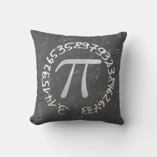 Pi Day PiDay Chalkboard-Bildung Kissen